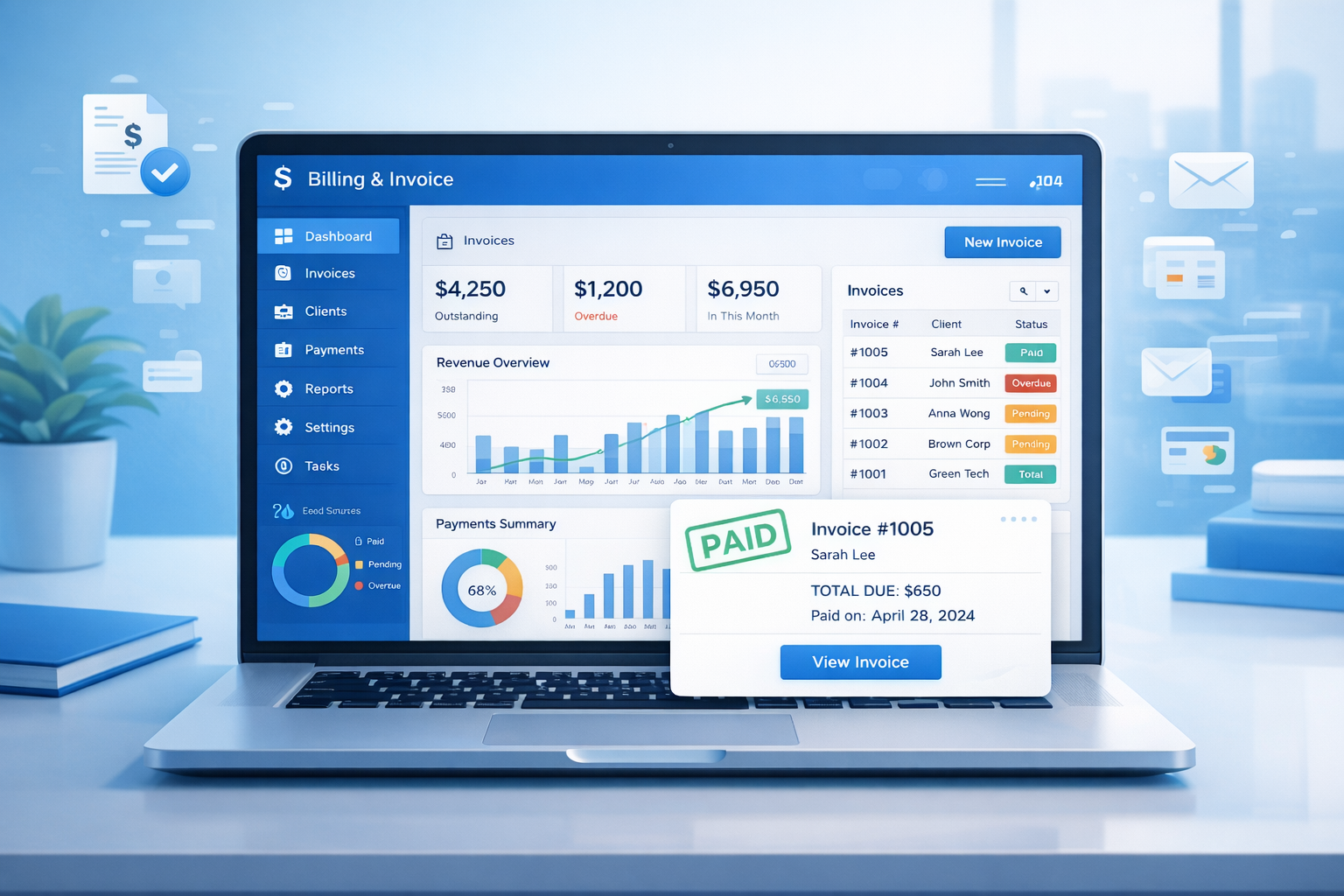 Smart Billing & Invoice Management System
