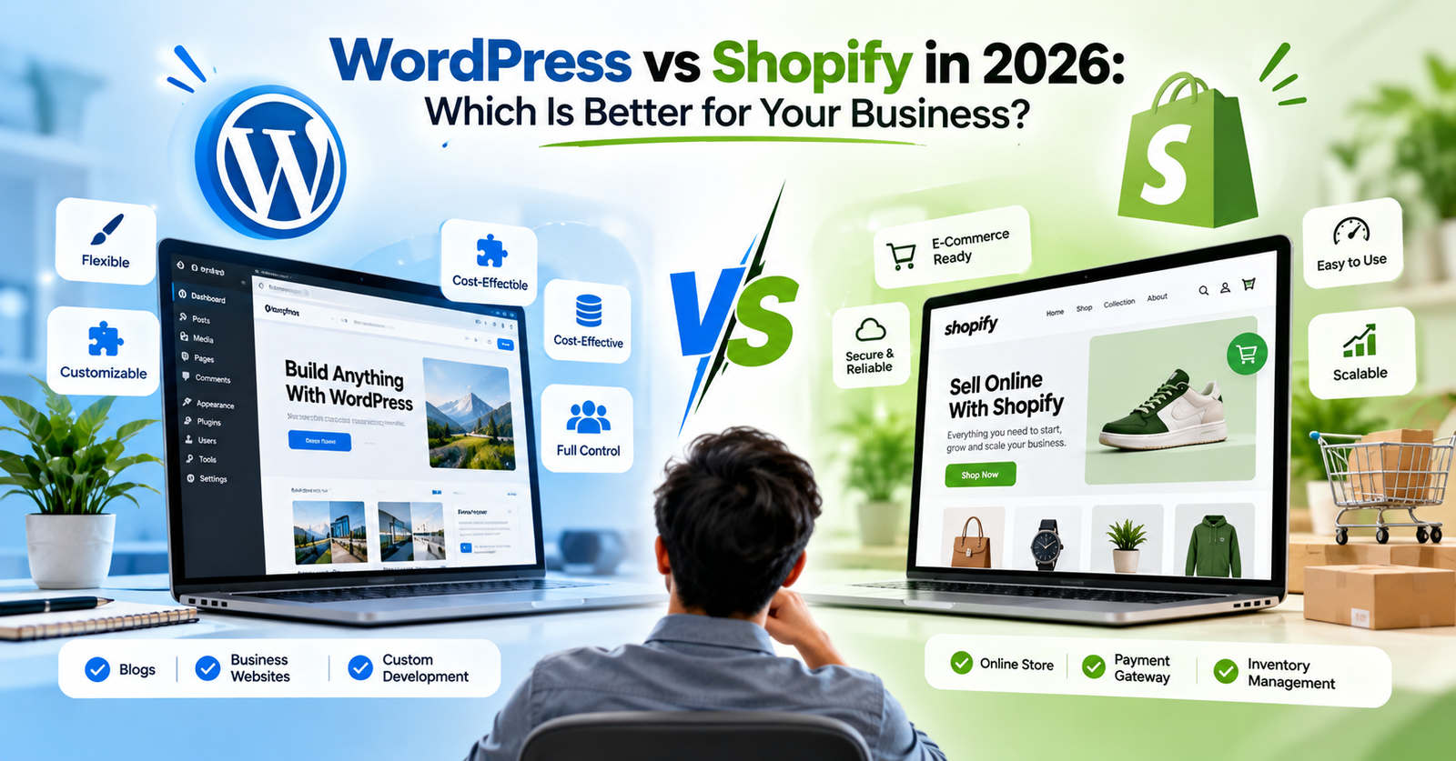 WordPress vs Shopify in 2026: Which Is Better for Your Business?