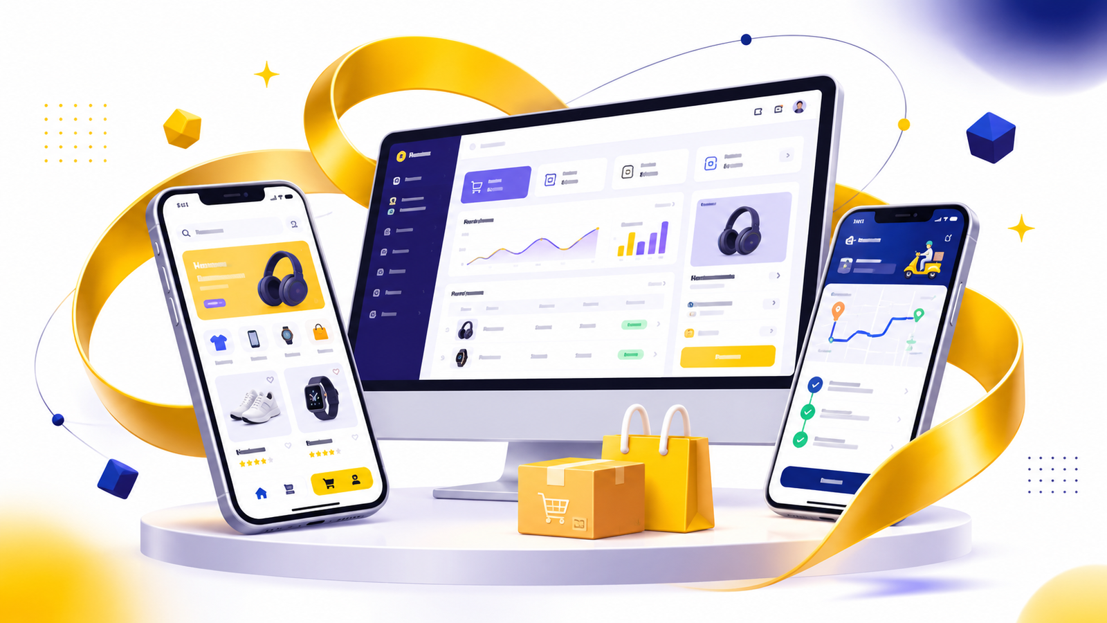 Ecommerce website with android app and delivery boy app by The Branding Skroll